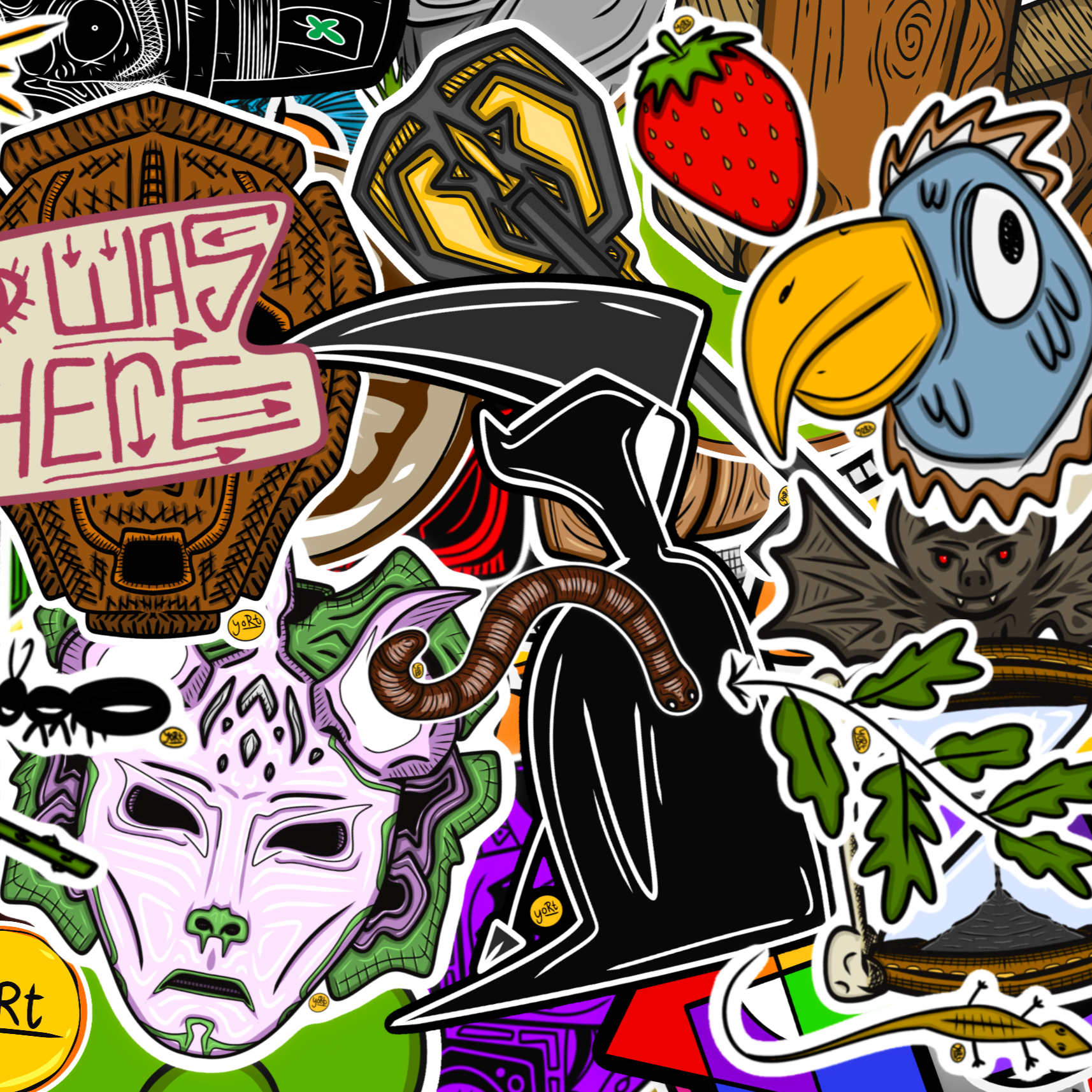Die-Cut Stickers!