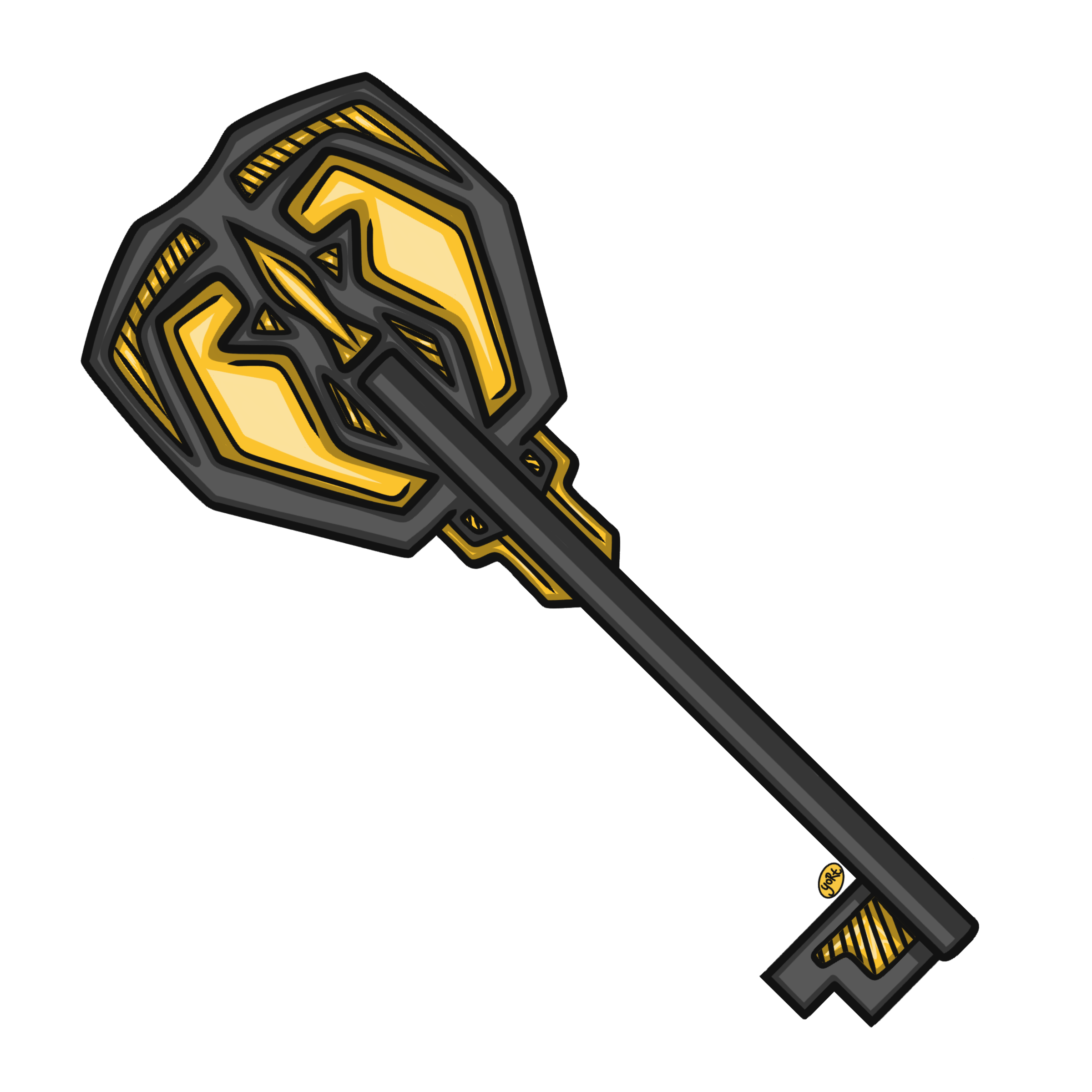 Dwarven Key | Die-Cut Sticker