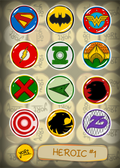 Heroic #1 | Sticker Sheet