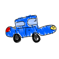 Crude Car | die-Cut Sticker