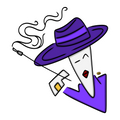 Woman in Purple | Die-Cut Sticker