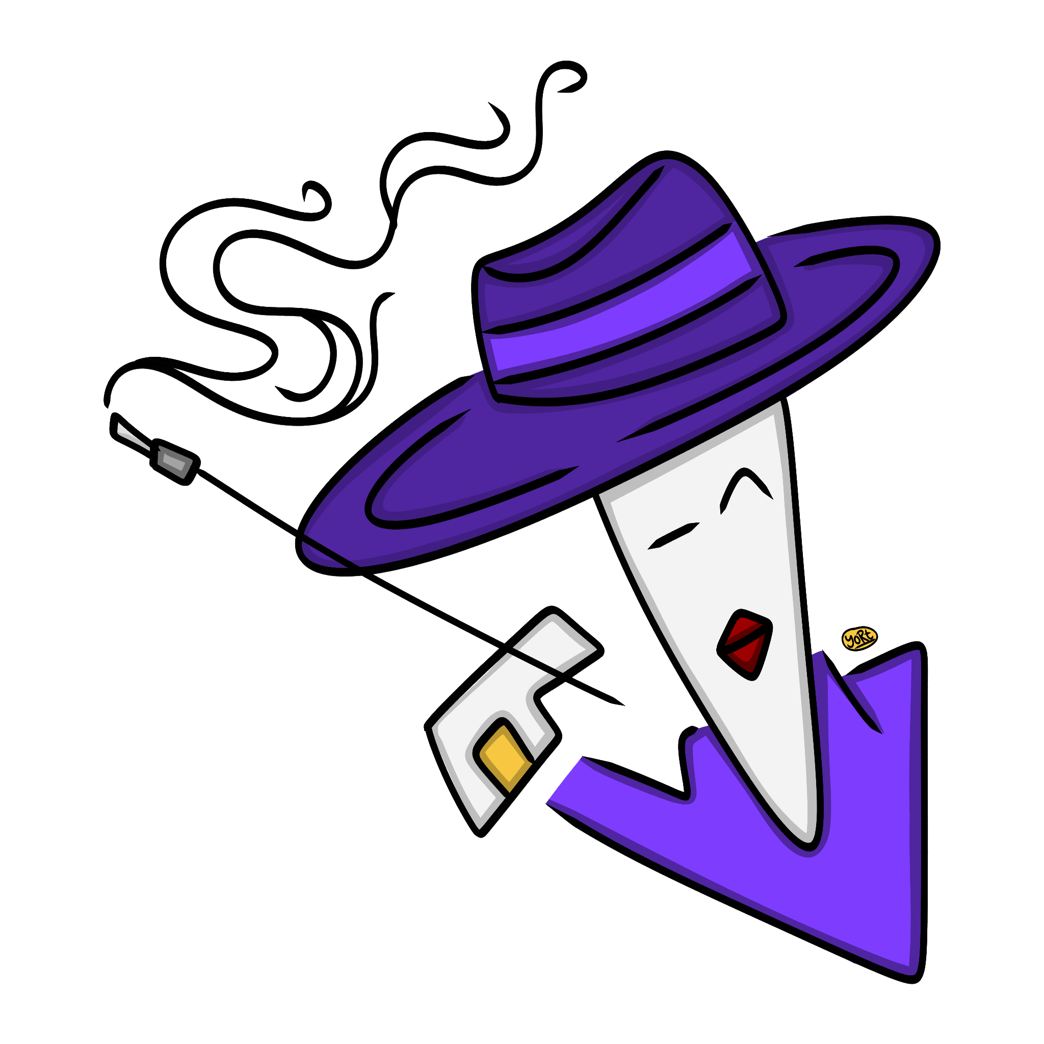 Woman in Purple | Die-Cut Sticker