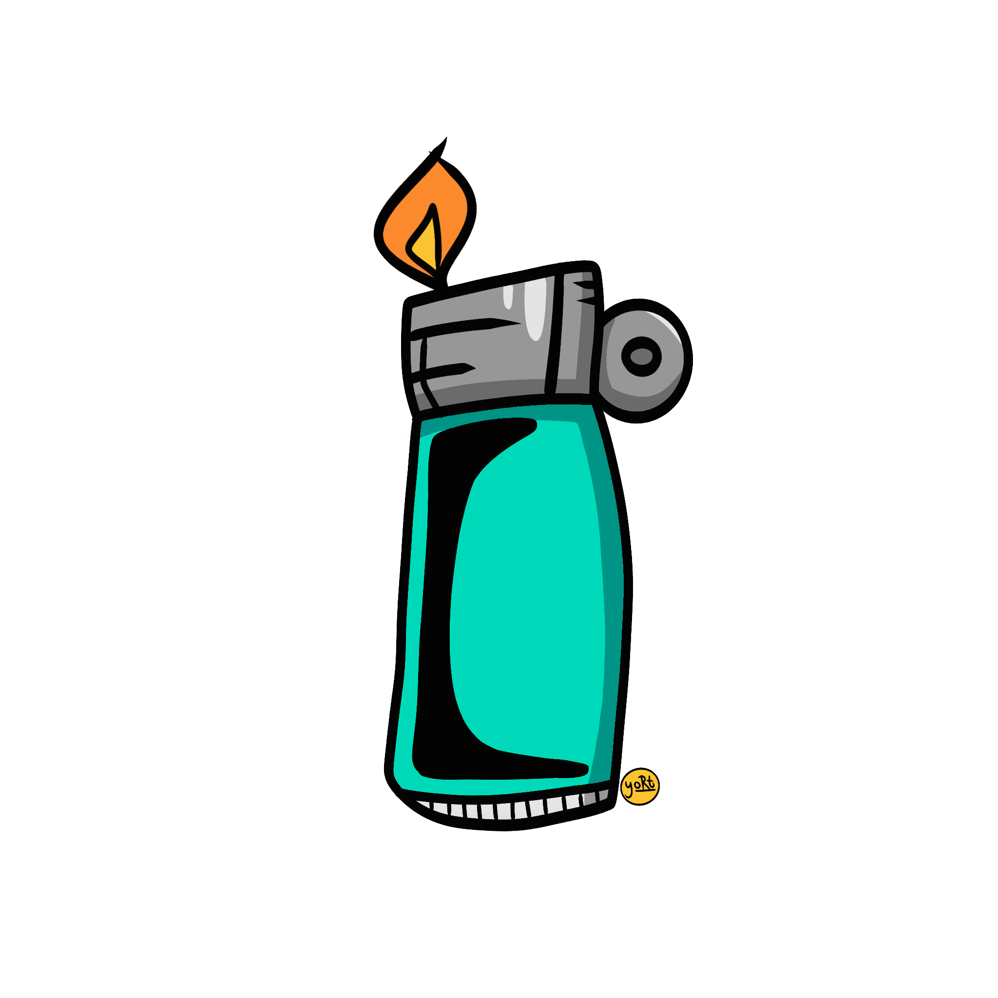 Lighters | Die-Cut Sticker