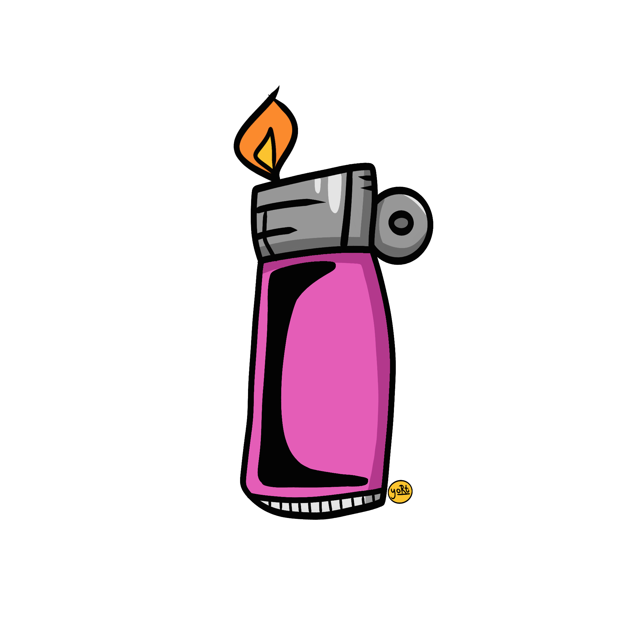 Lighters | Die-Cut Sticker