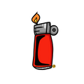 Lighters | Die-Cut Sticker