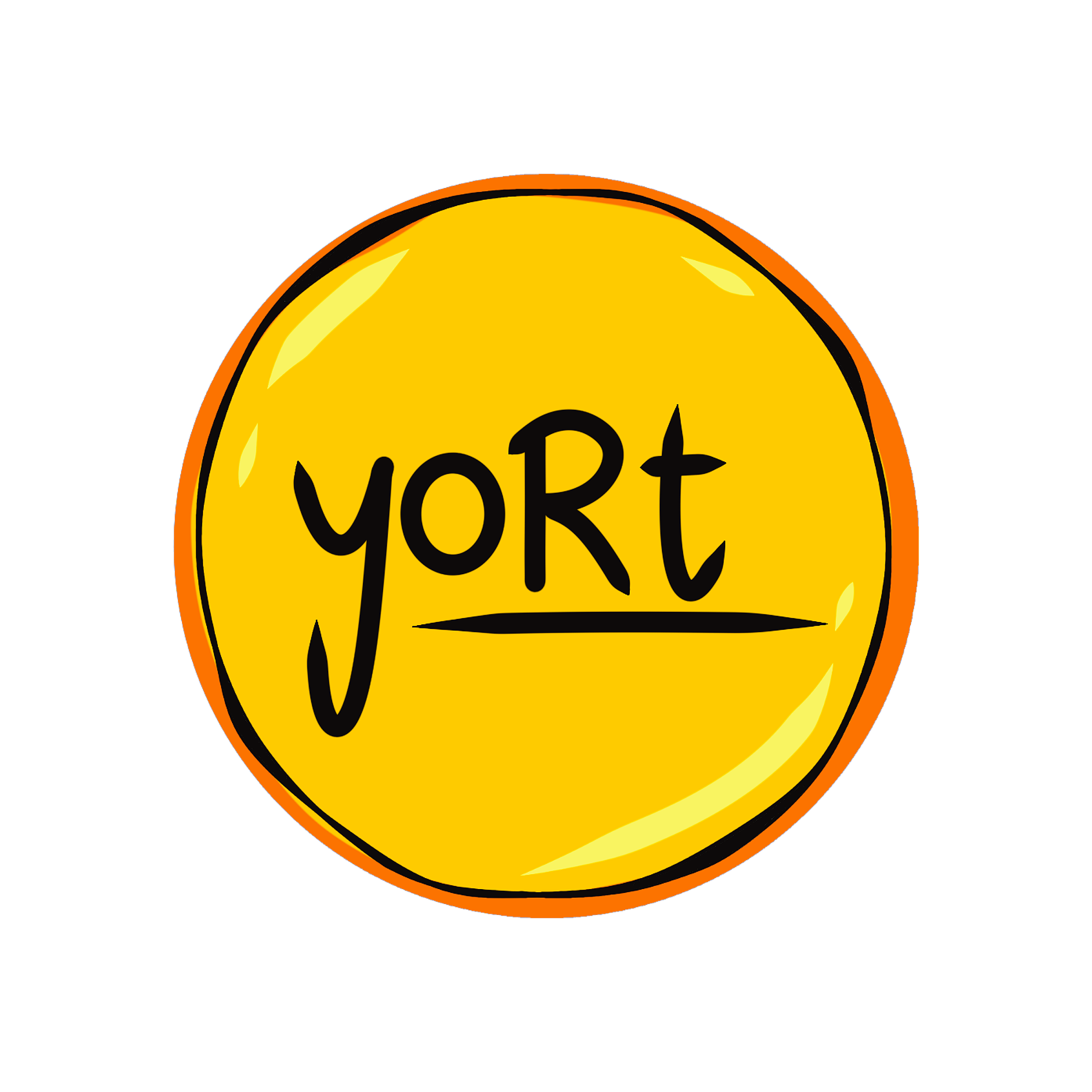 yoRt Logo | Die-Cut Sticker