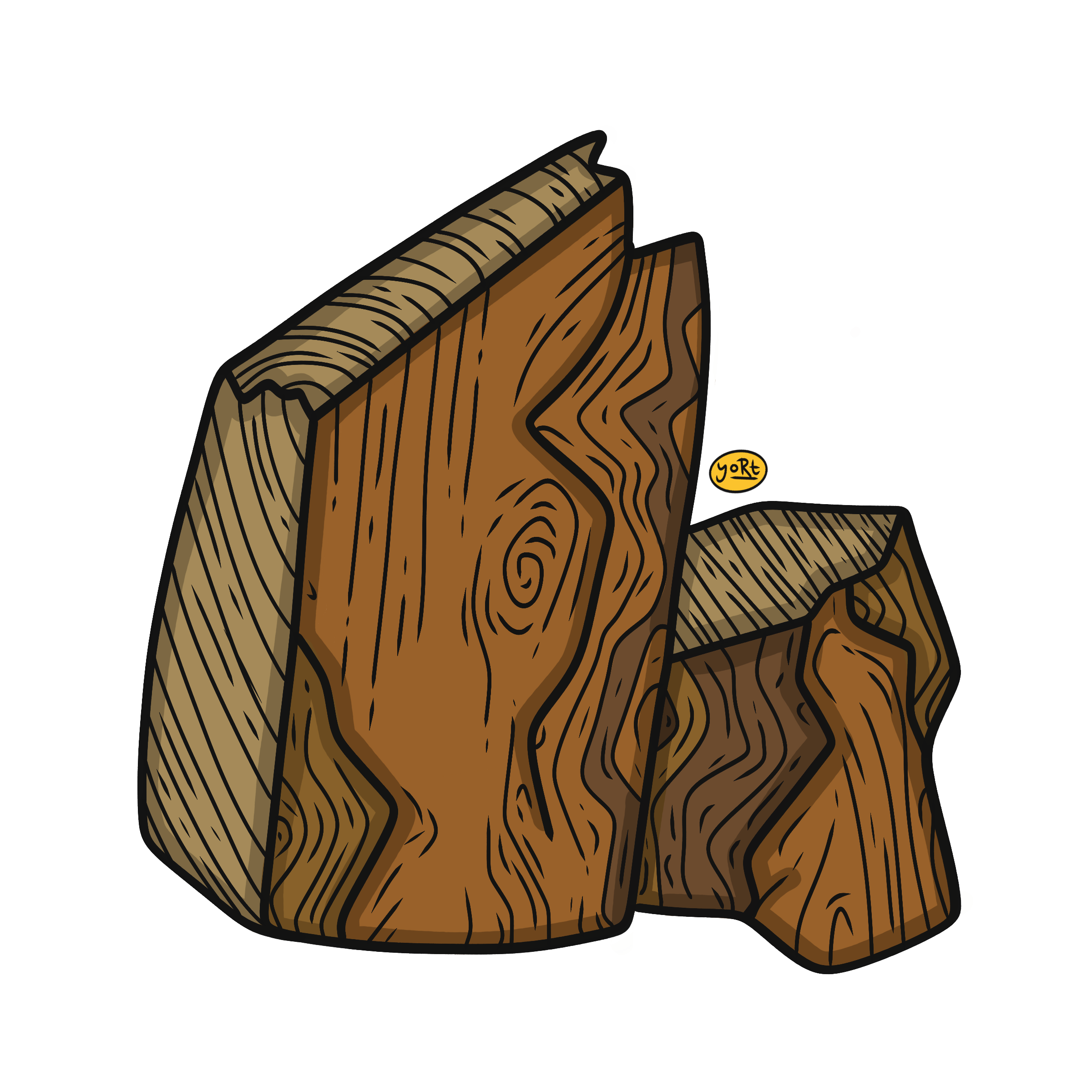 Wood  Stumps | Die-Cut Sticker